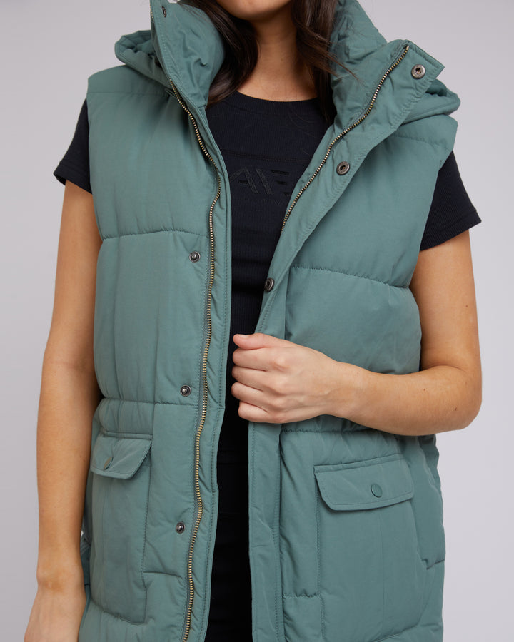 Active Midi Vest Green