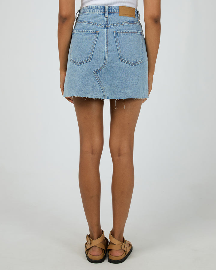Margot Denim Skirt Light Blue