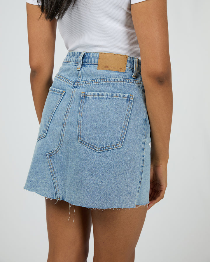 Margot Denim Skirt Light Blue