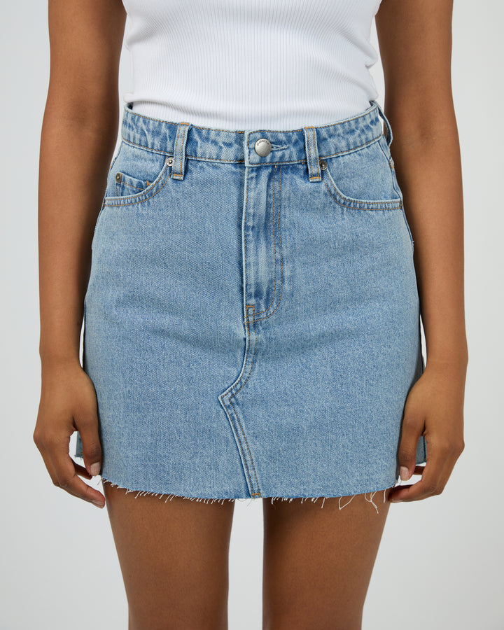 Margot Denim Skirt Light Blue