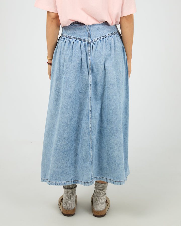 Arlo Maxi Skirt Light Blue