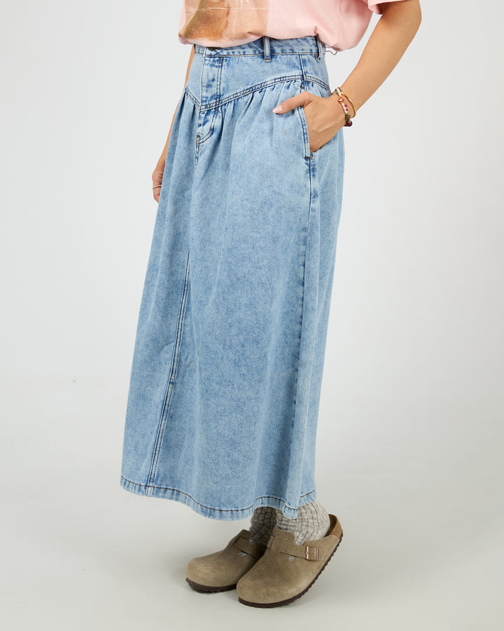 Arlo Maxi Skirt Light Blue