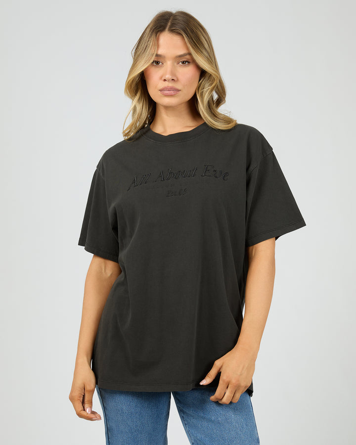 Aae Timeless Tee Washed Black