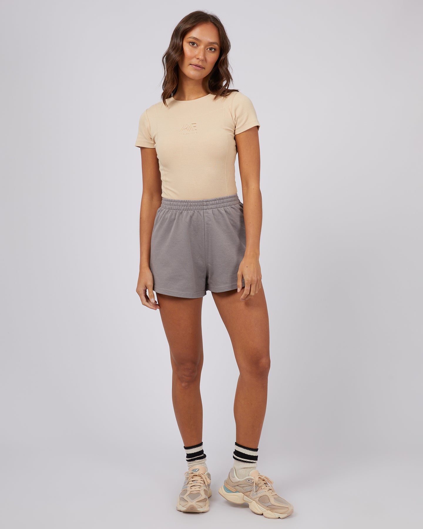 Active Tonal Track Short Charcoal | Buy Online | All About Eve Clothing