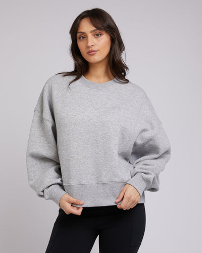 Active Tonal Sweater Grey Marle