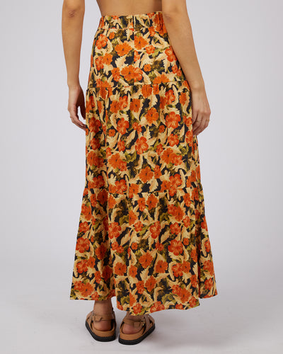 Margot Floral Print Maxi Skirt