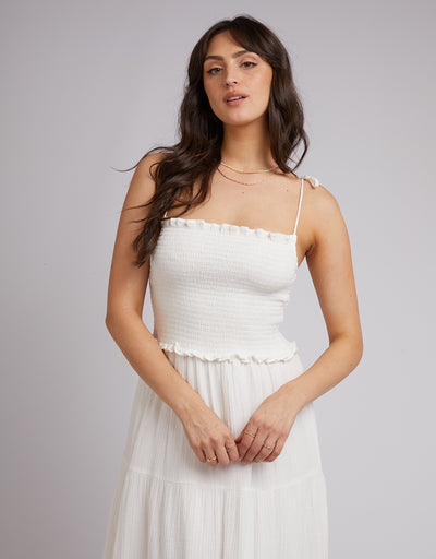 Rowie Maxi Dress Vintage White