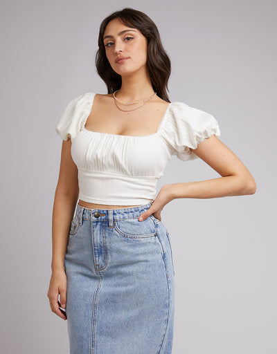 Shelby Top White