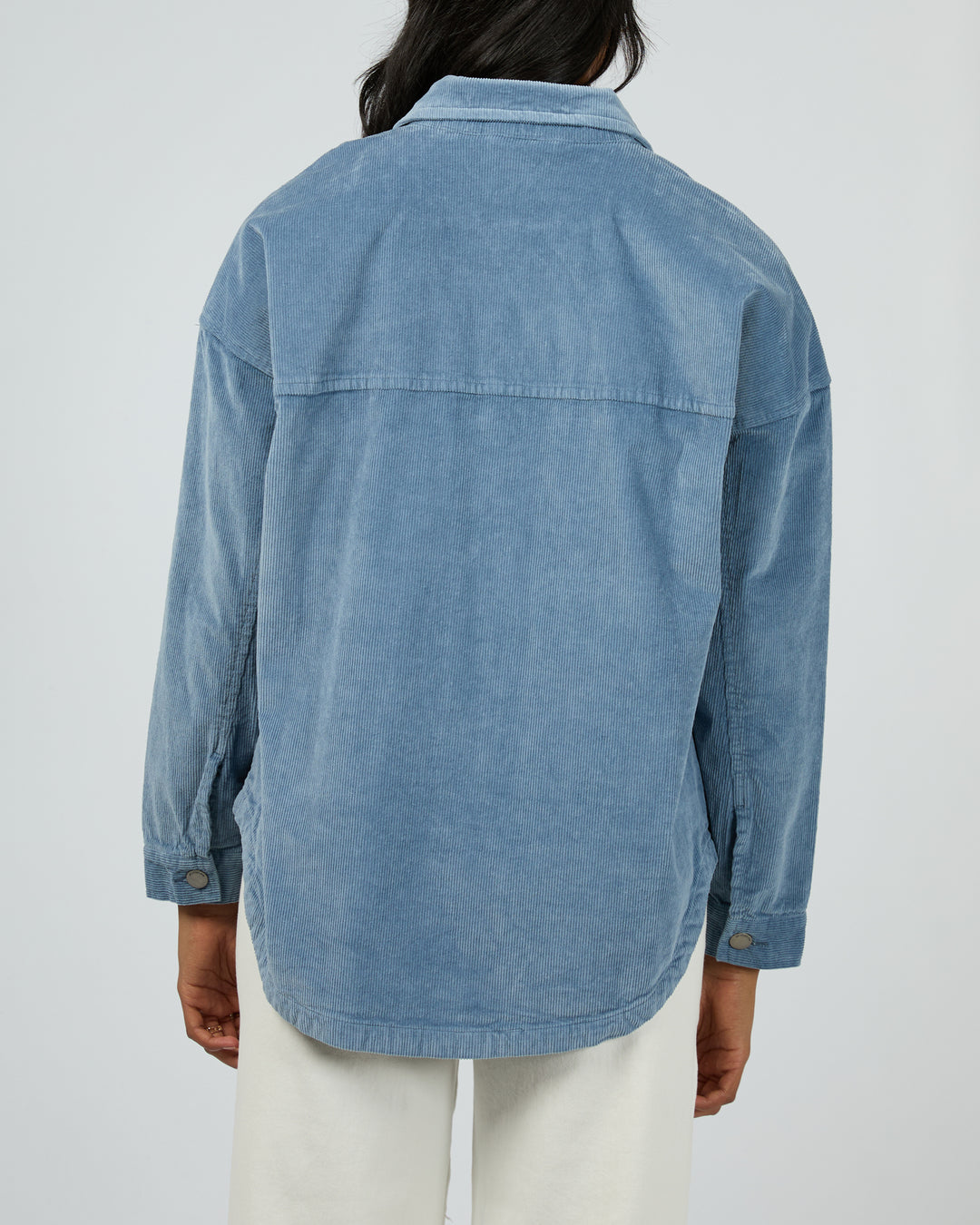 Emma Cord Shacket Light Blue