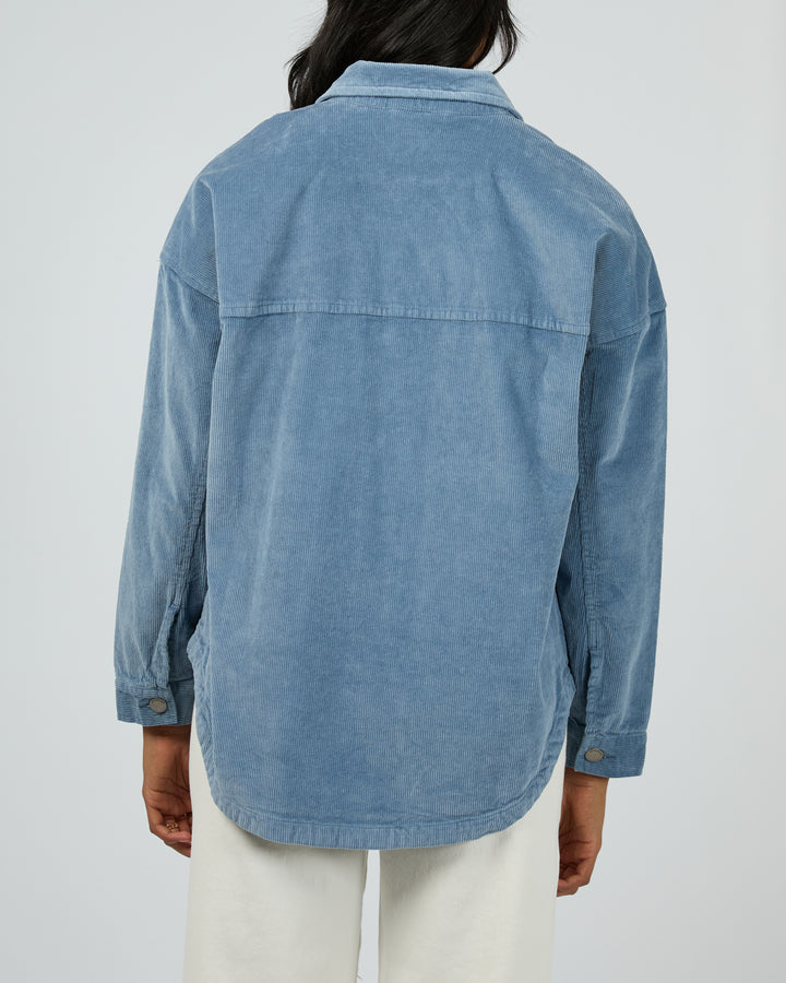 Emma Cord Shacket Light Blue