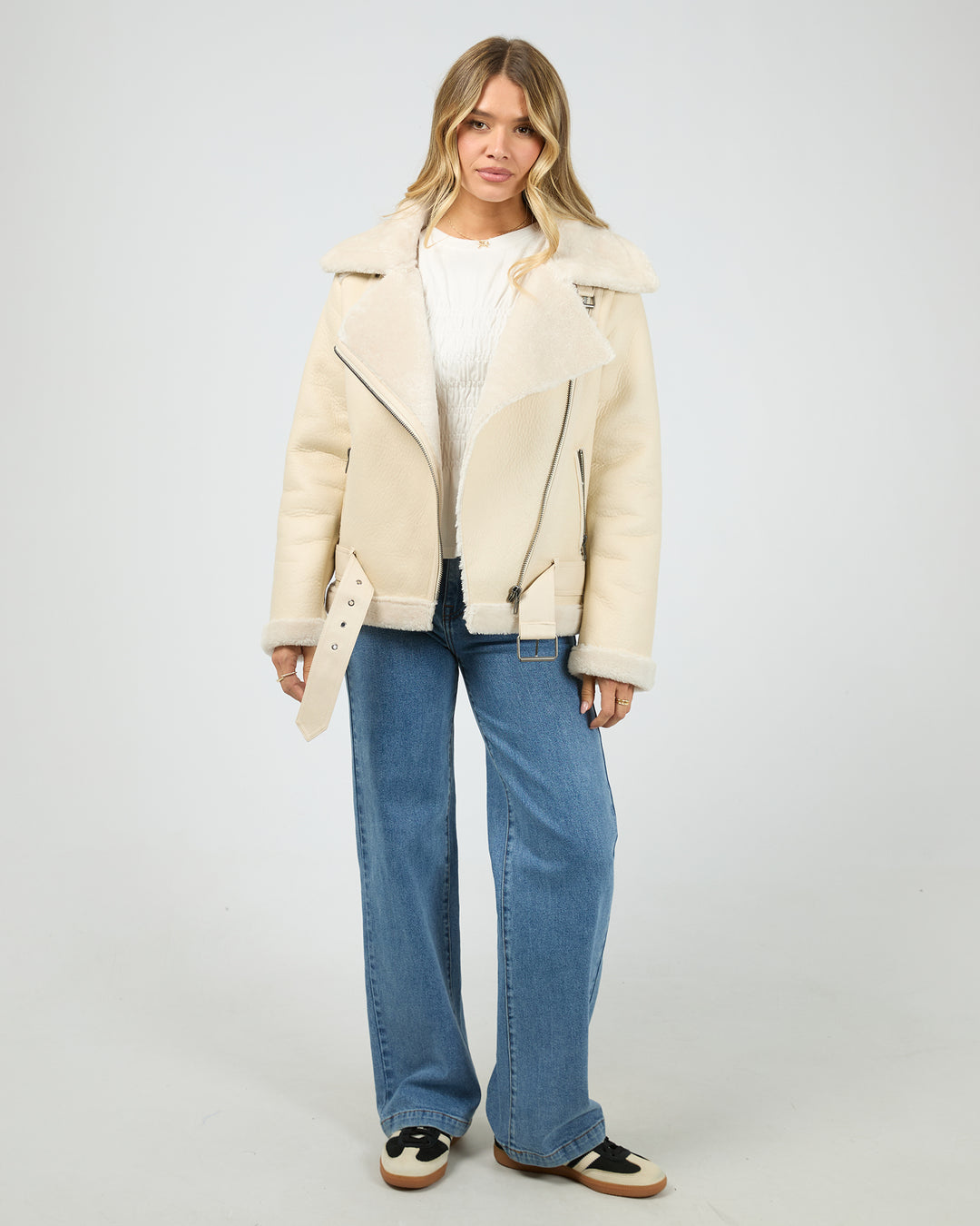 Rory Aviator Jacket Vanilla