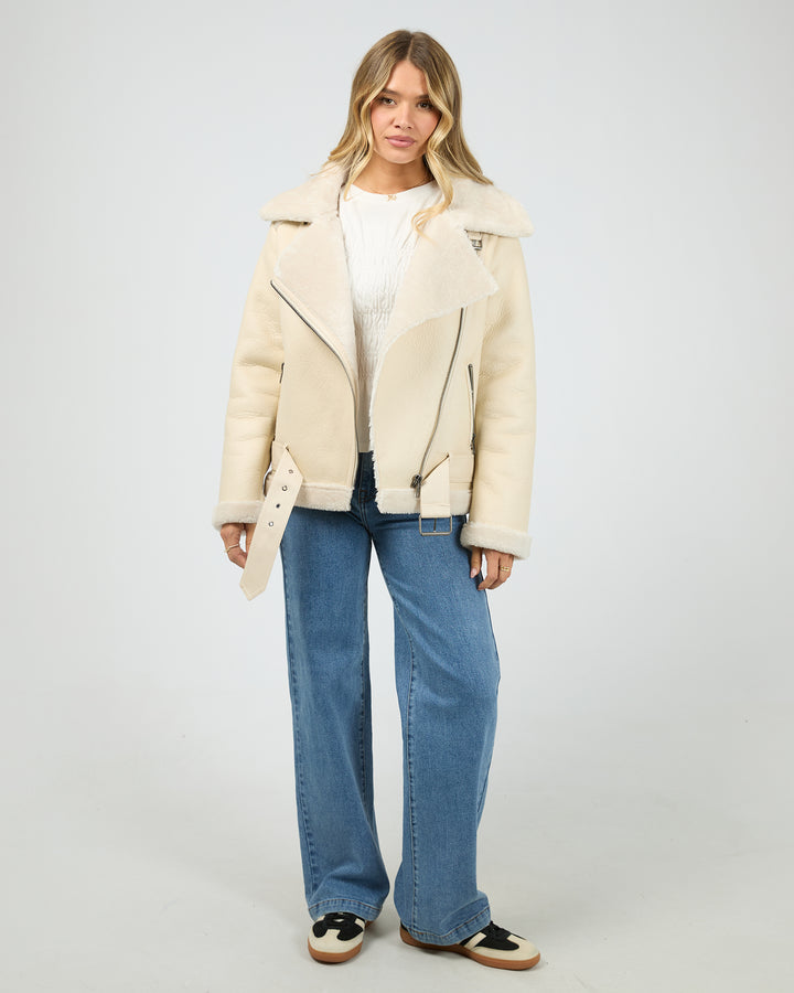 Rory Aviator Jacket Vanilla