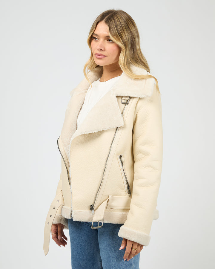 Rory Aviator Jacket Vanilla