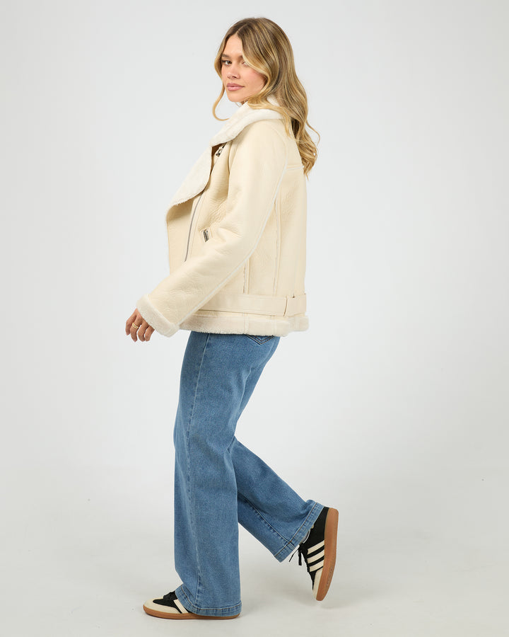 Rory Aviator Jacket Vanilla