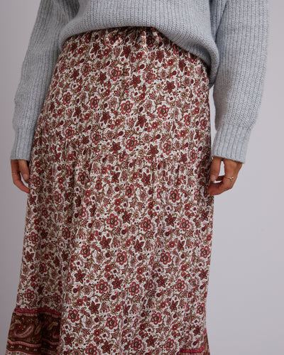 Elle Floral Maxi Skirt Print