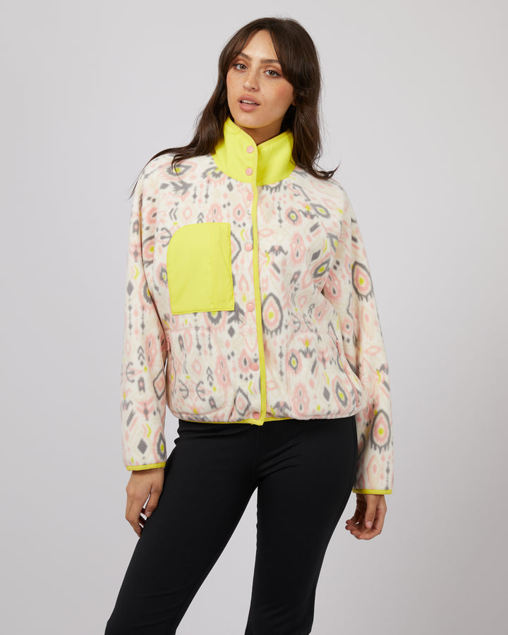 Explore Teddy Jacket Print
