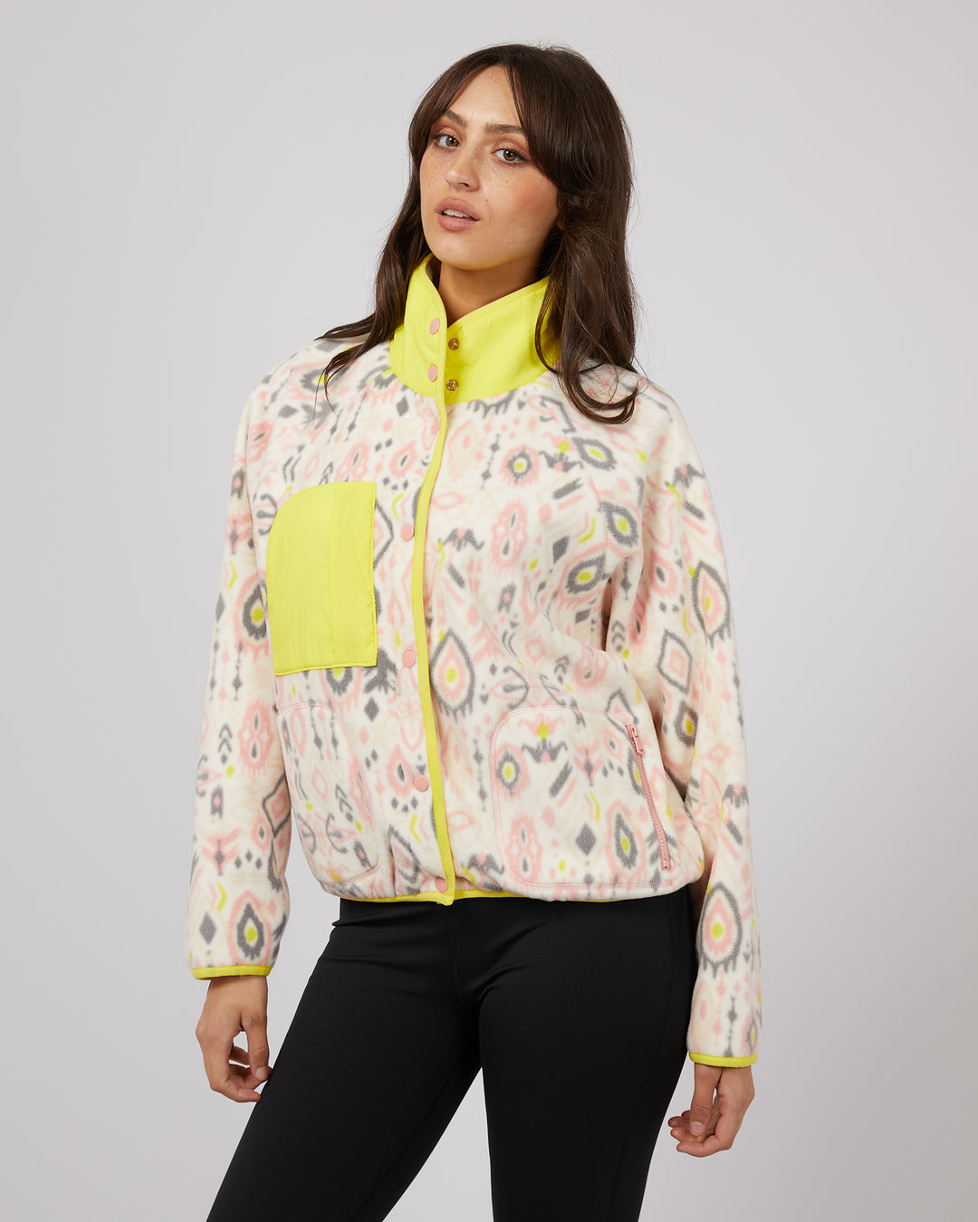 Explore Teddy Jacket Print