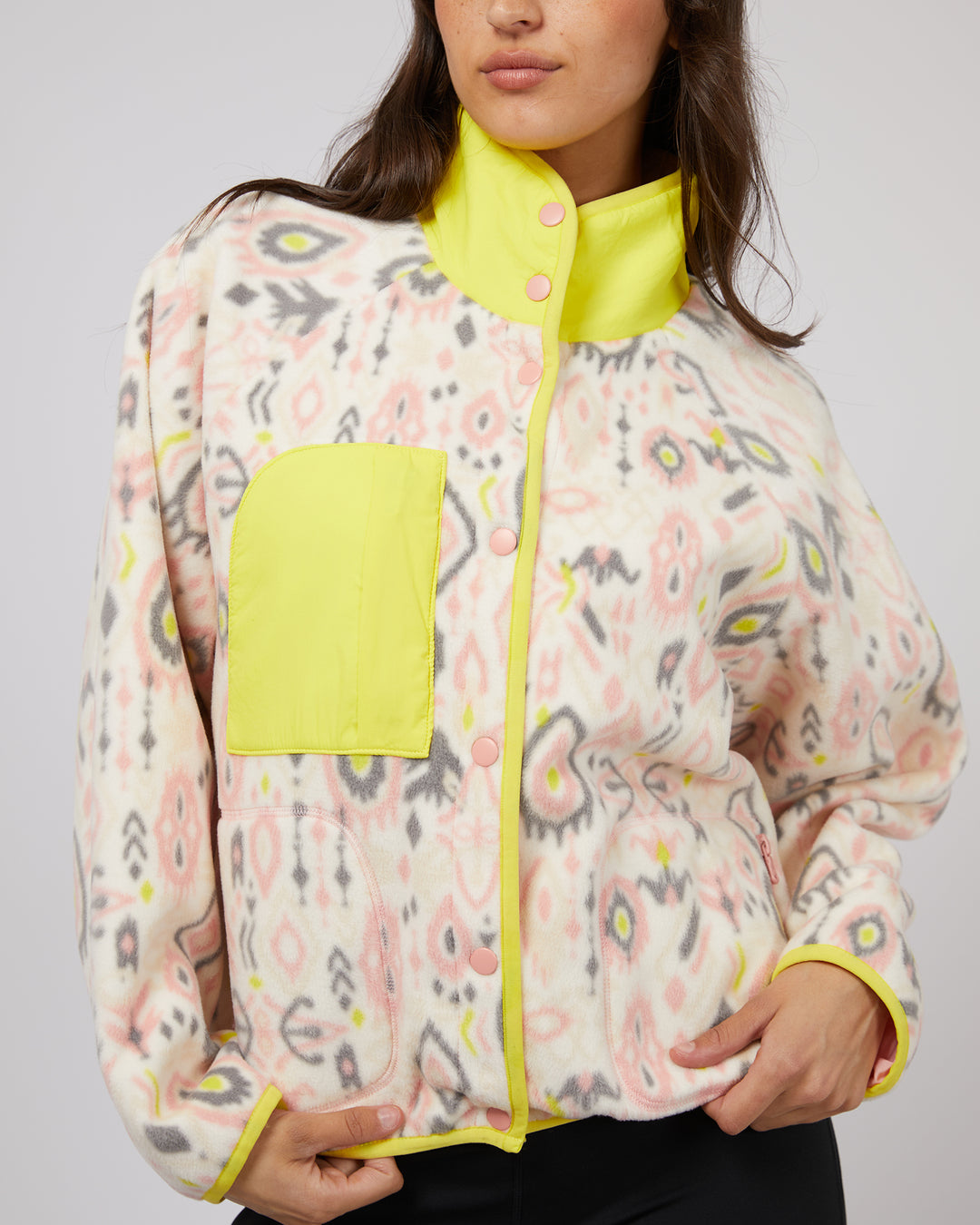 Explore Teddy Jacket Print