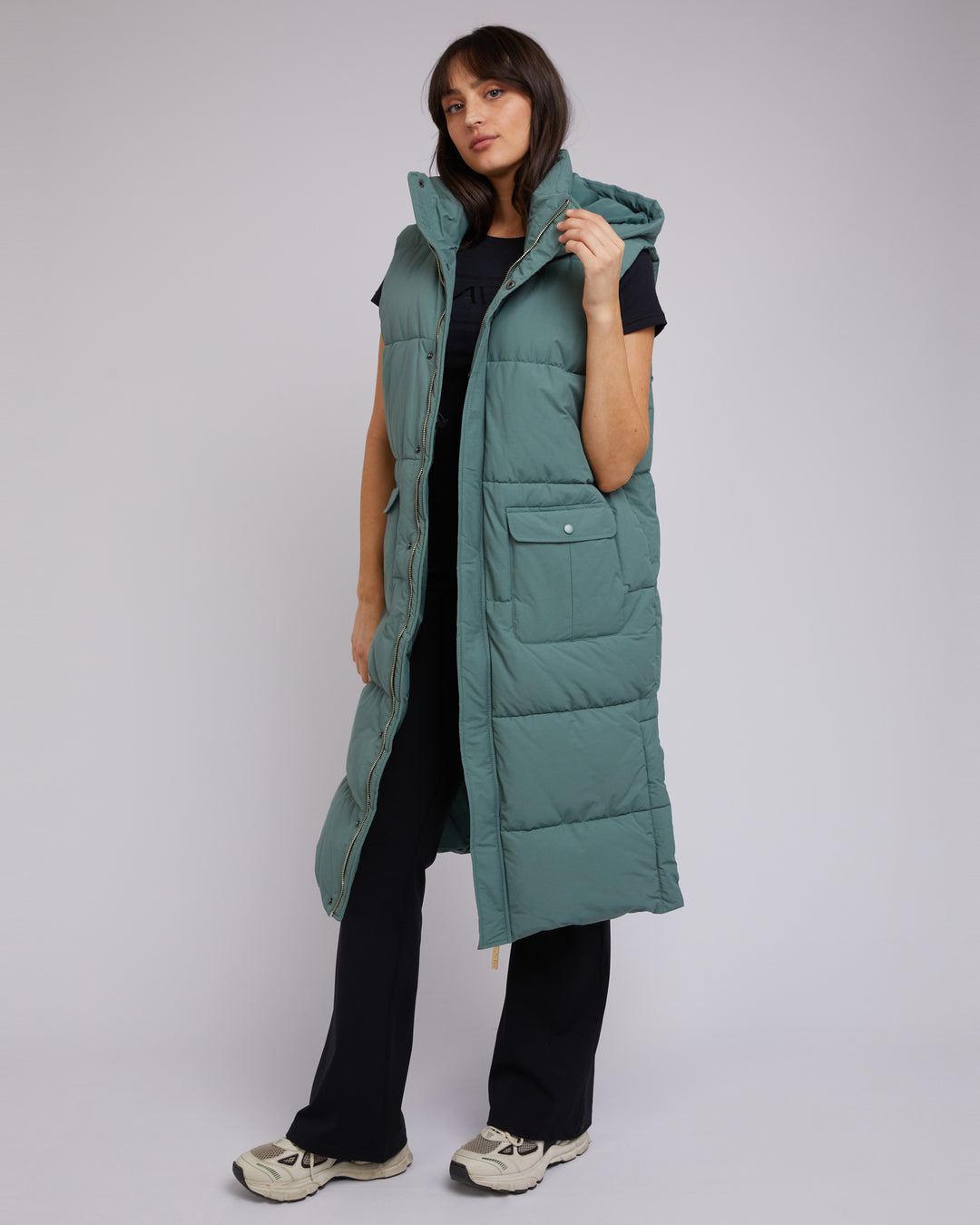 Active Midi Vest Green