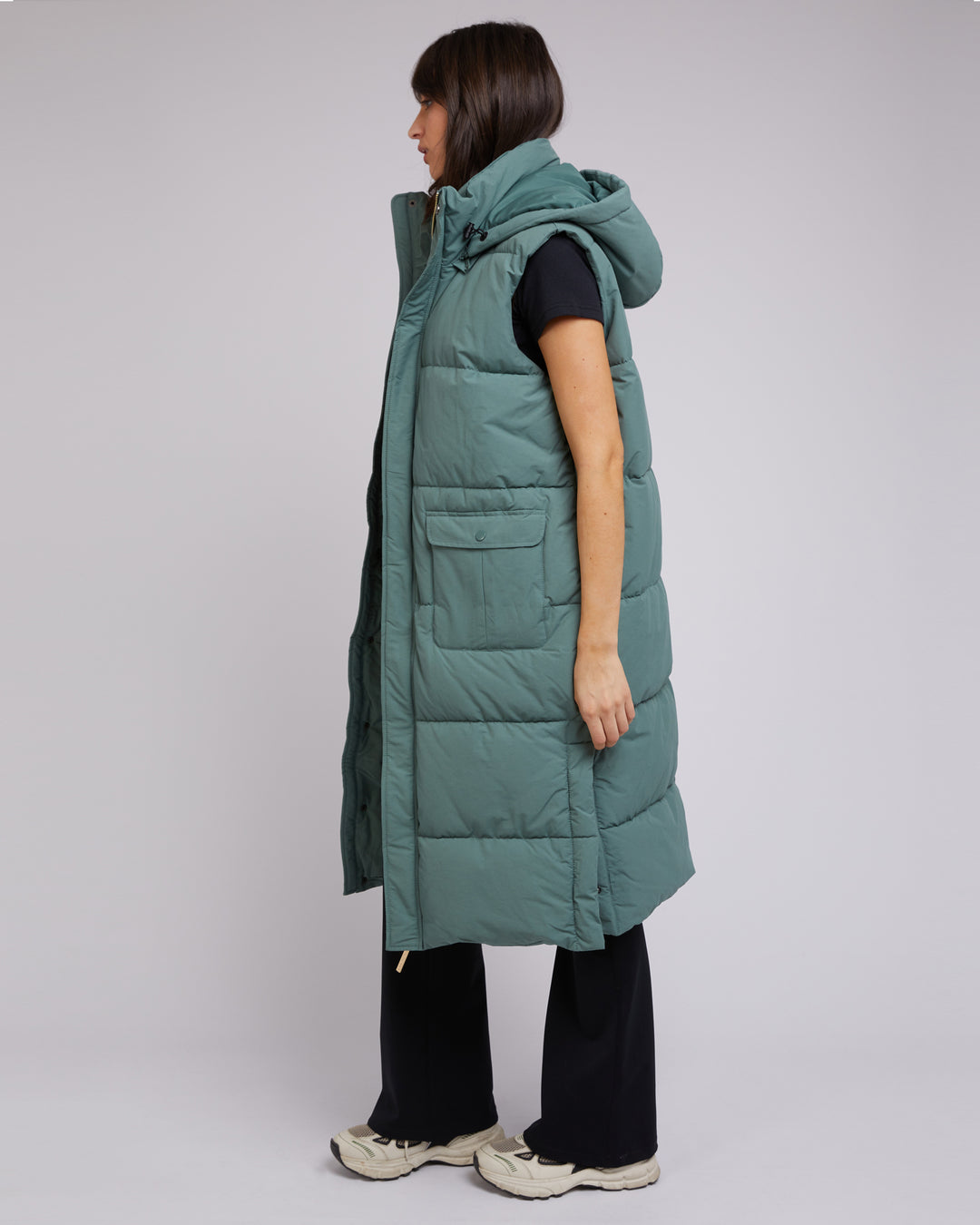 Active Midi Vest Green