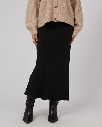 Leyla Maxi Skirt Black