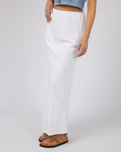 Leyla Maxi Skirt Vintage White