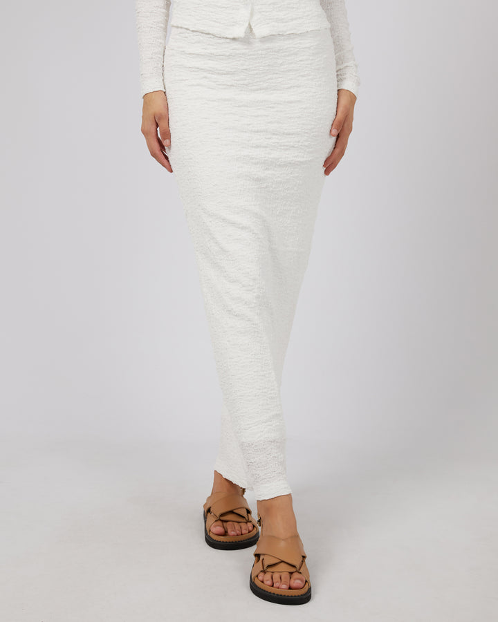 Aggy Skirt Vintage White