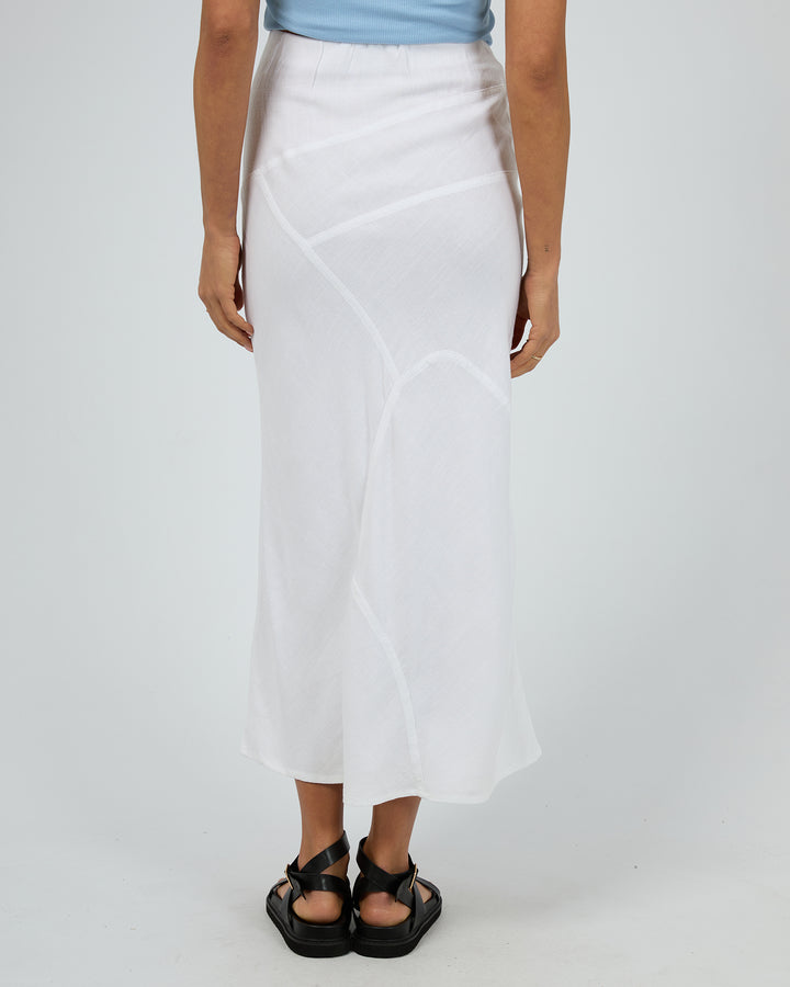Mandy Maxi Skirt Vintage White
