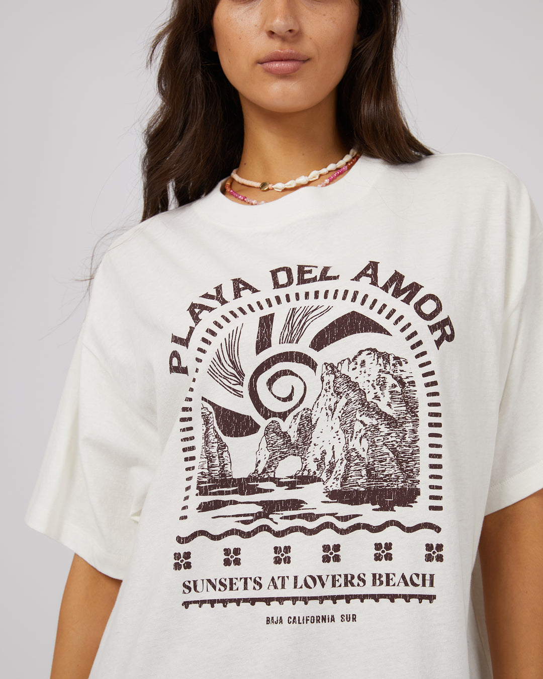 Solar Oversized Tee Vintage White – All About Eve Clothing