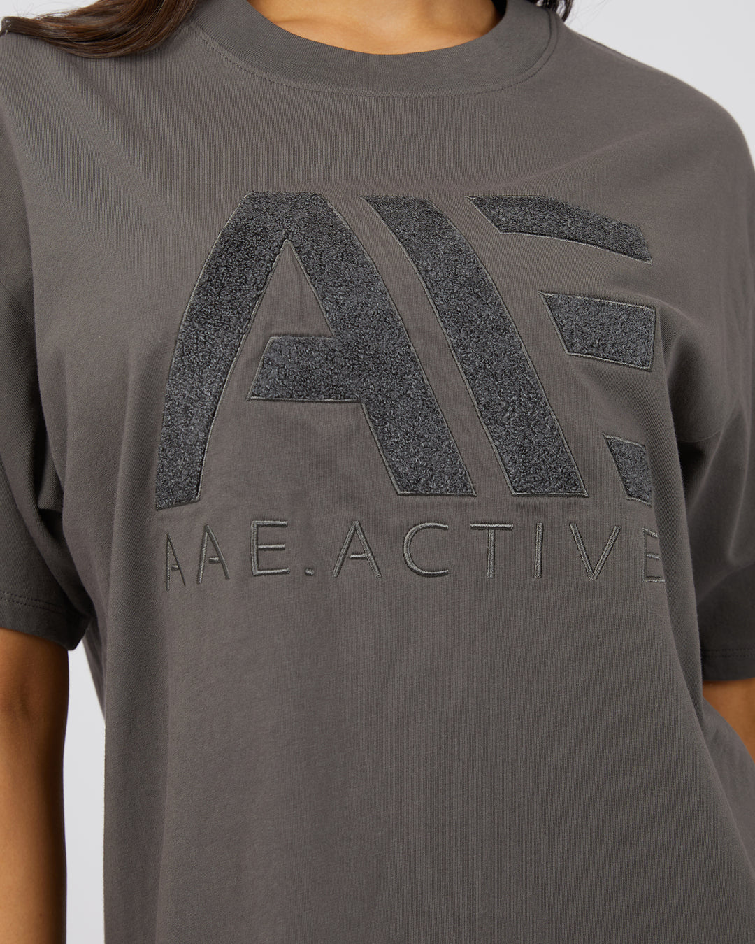 Base Active Tee Charcoal