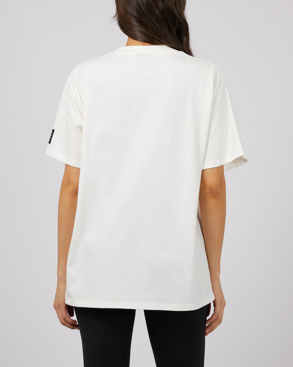 Base active tee vintage white all about eve clothing