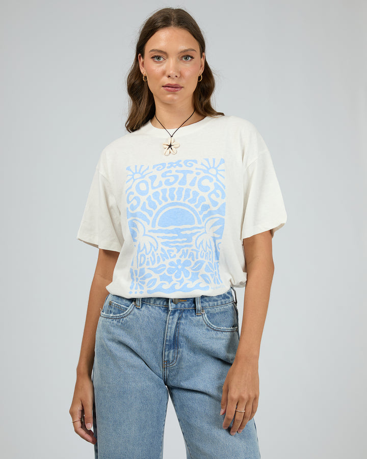 Summer Solstice Tee Vintage White
