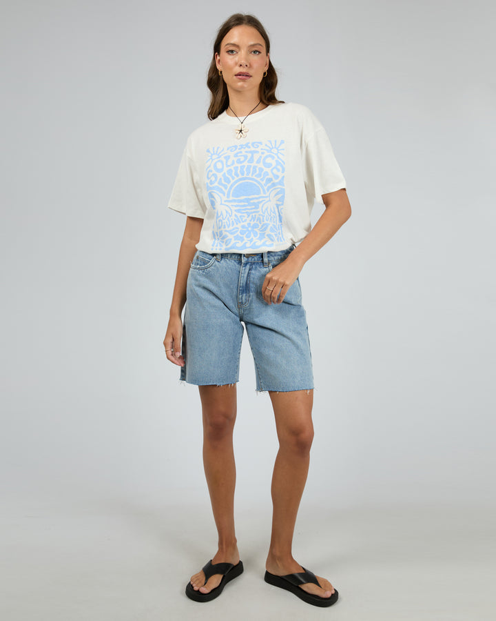Summer Solstice Tee Vintage White
