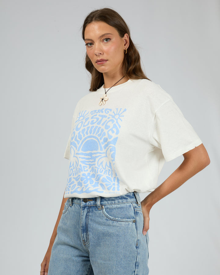 Summer Solstice Tee Vintage White