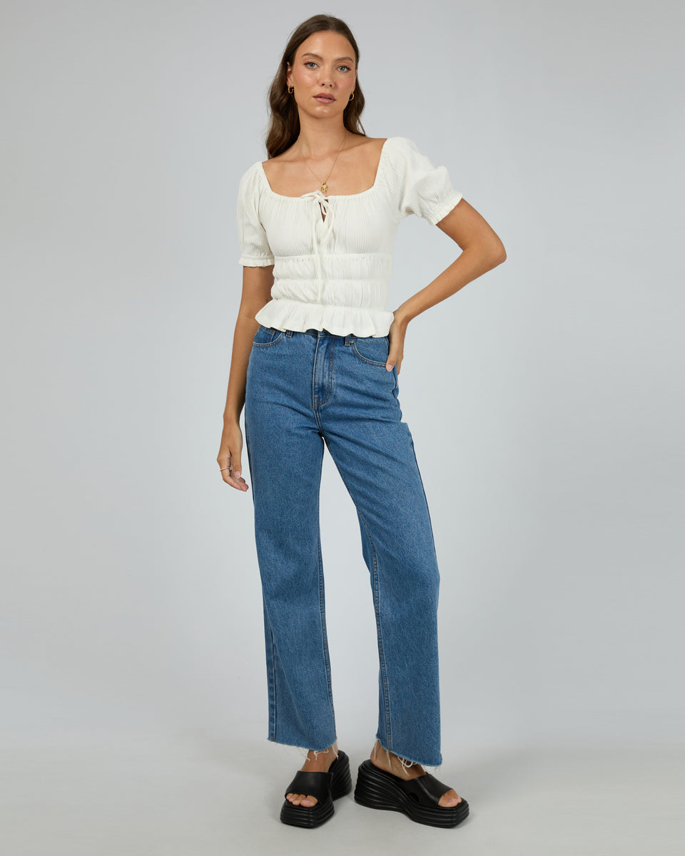 Priscilla top white all about eve clothing