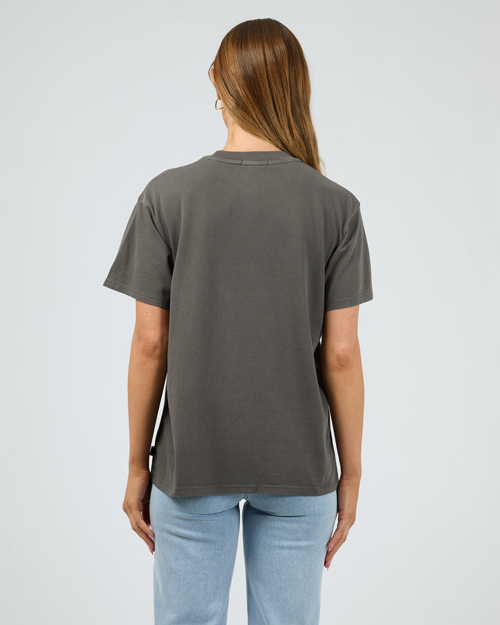 Recharge Oversized Tee Charcoal
