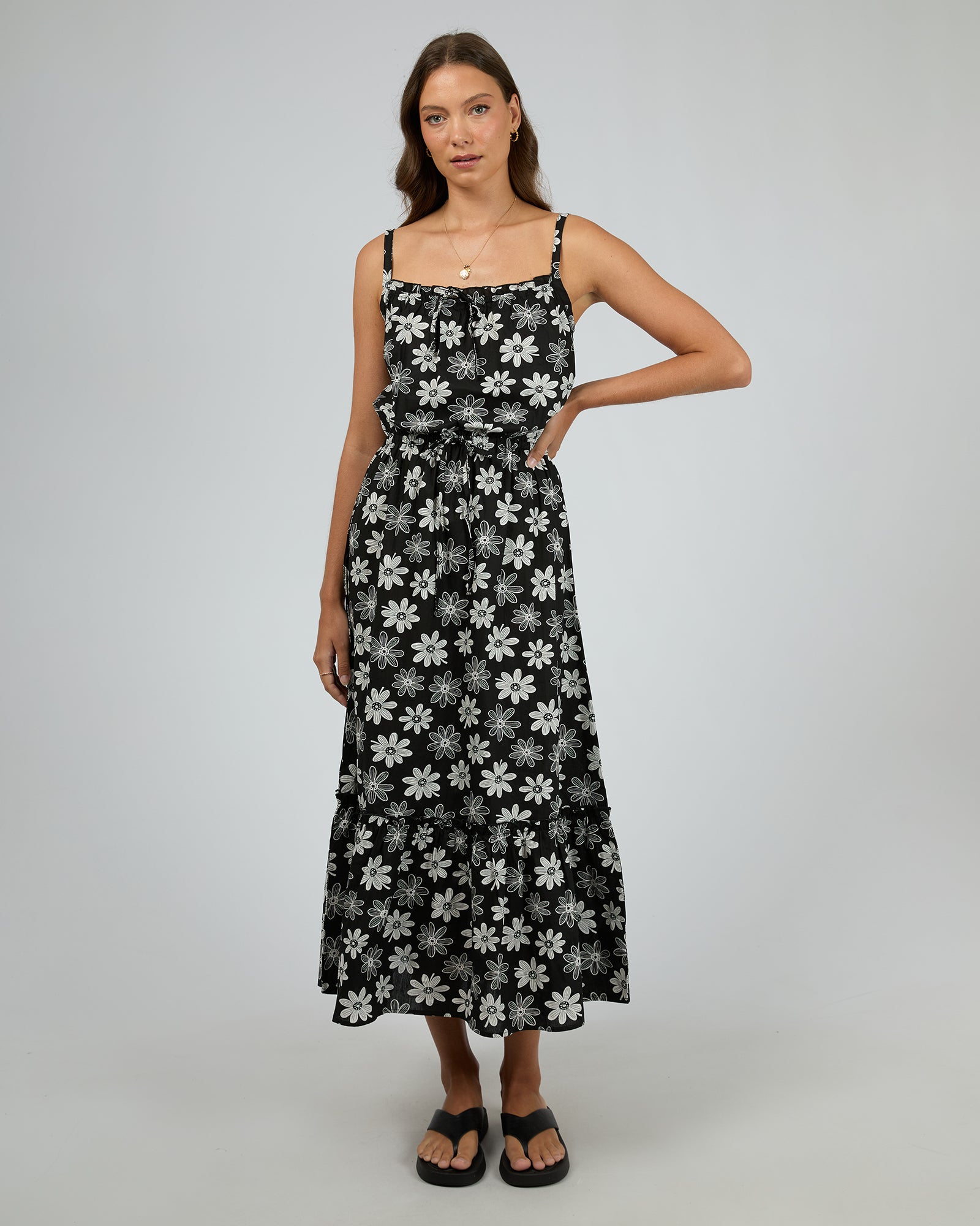 パーティードレス Manon Floral-Print Midi Dress Liana Maxi Dress Print – All About Eve Clothing
