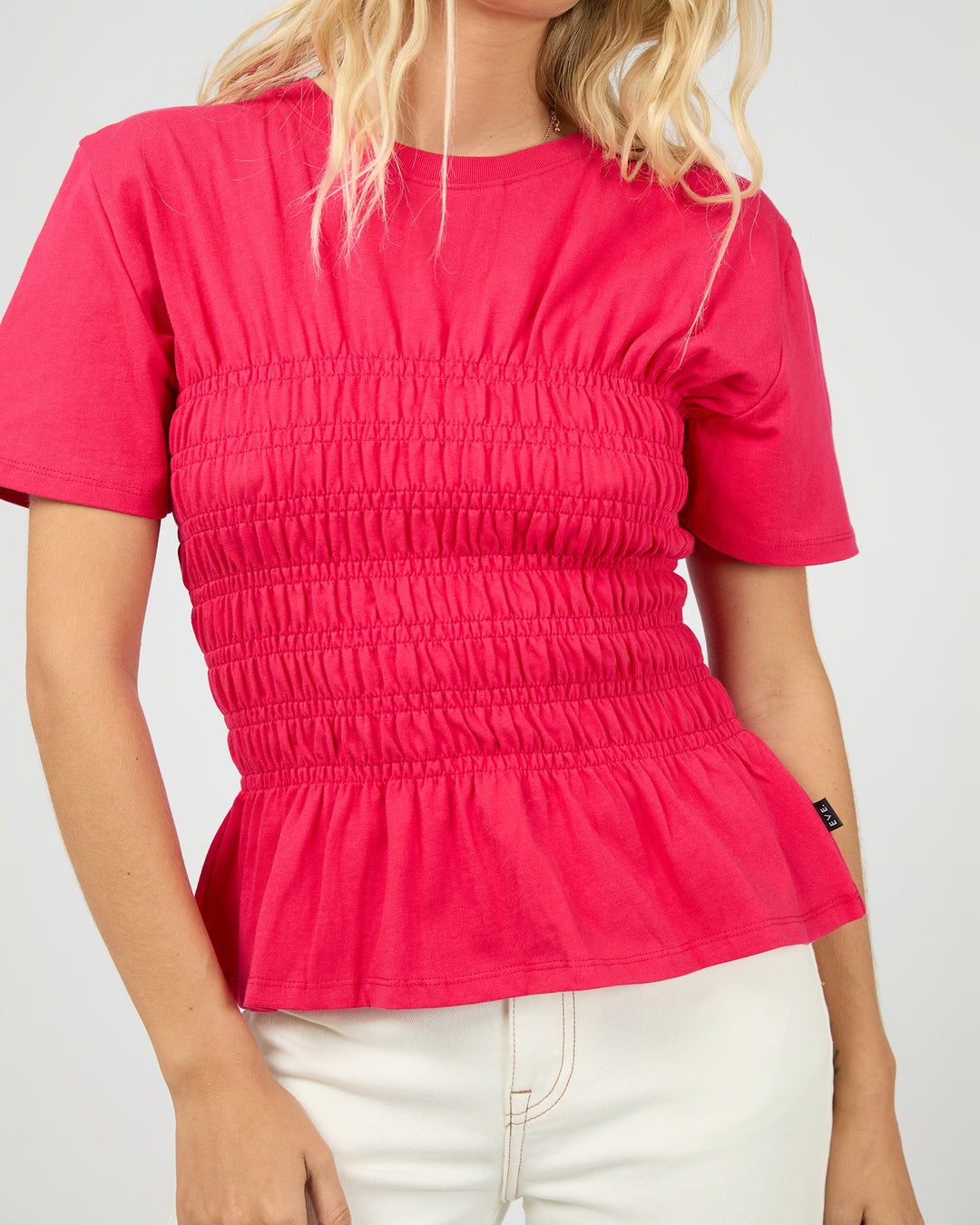 Lipa Ruched Top Red