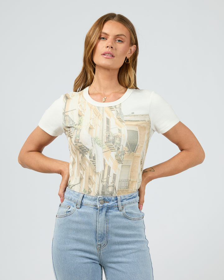 Digital Regular Tee White