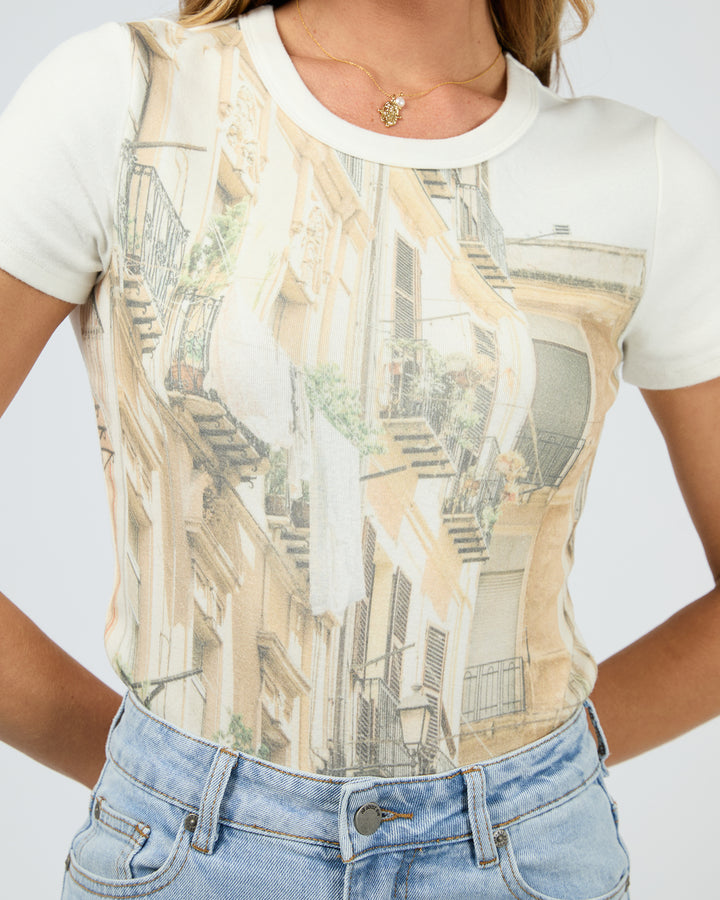 Digital Regular Tee White