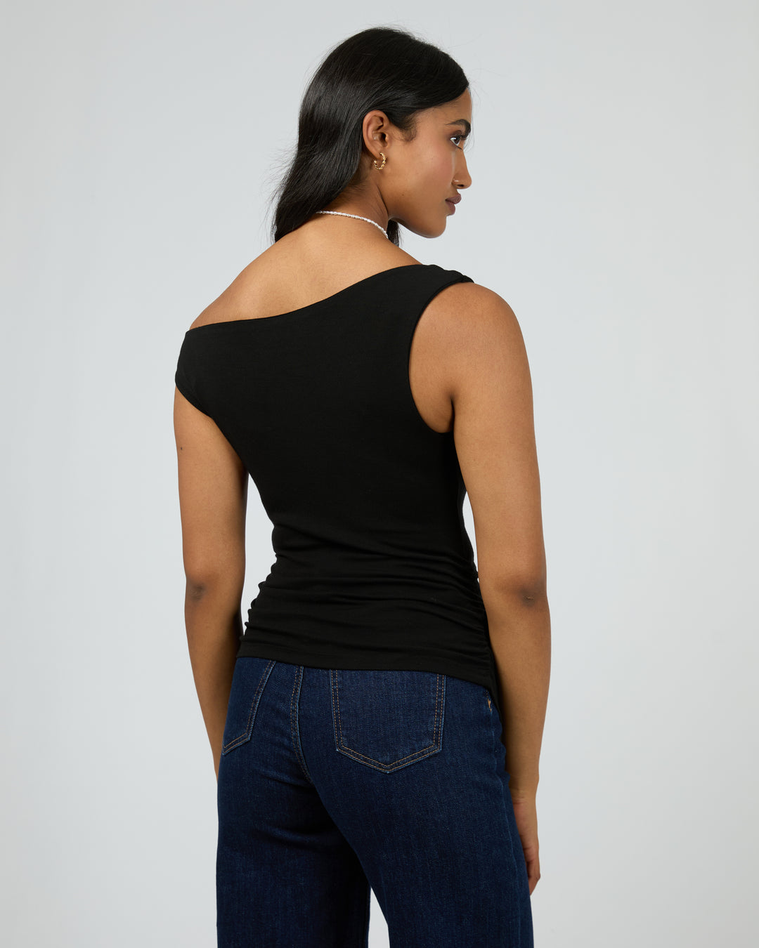 Kylie Off Shoulder Top Black
