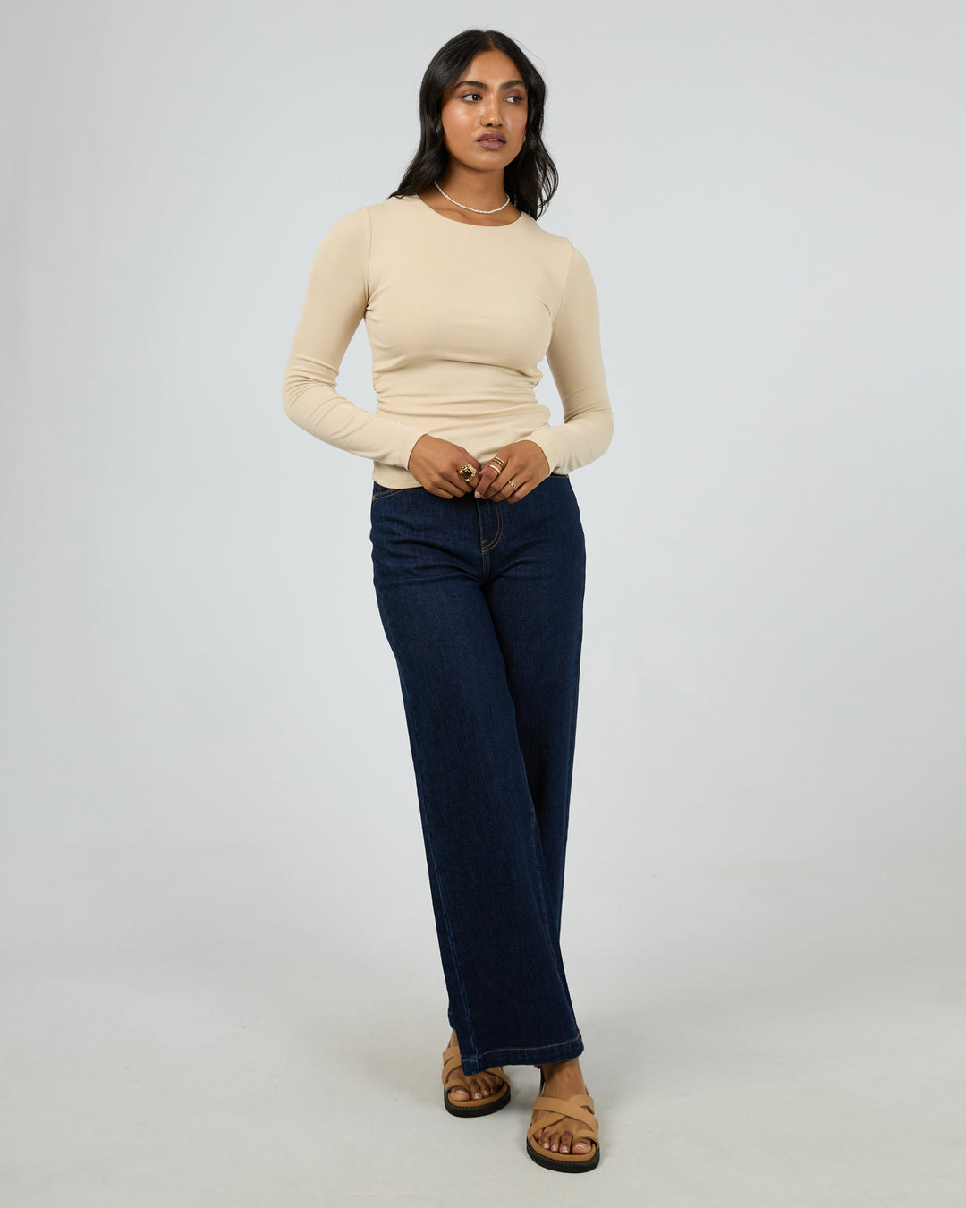 Kylie Long Sleeve Top Oat