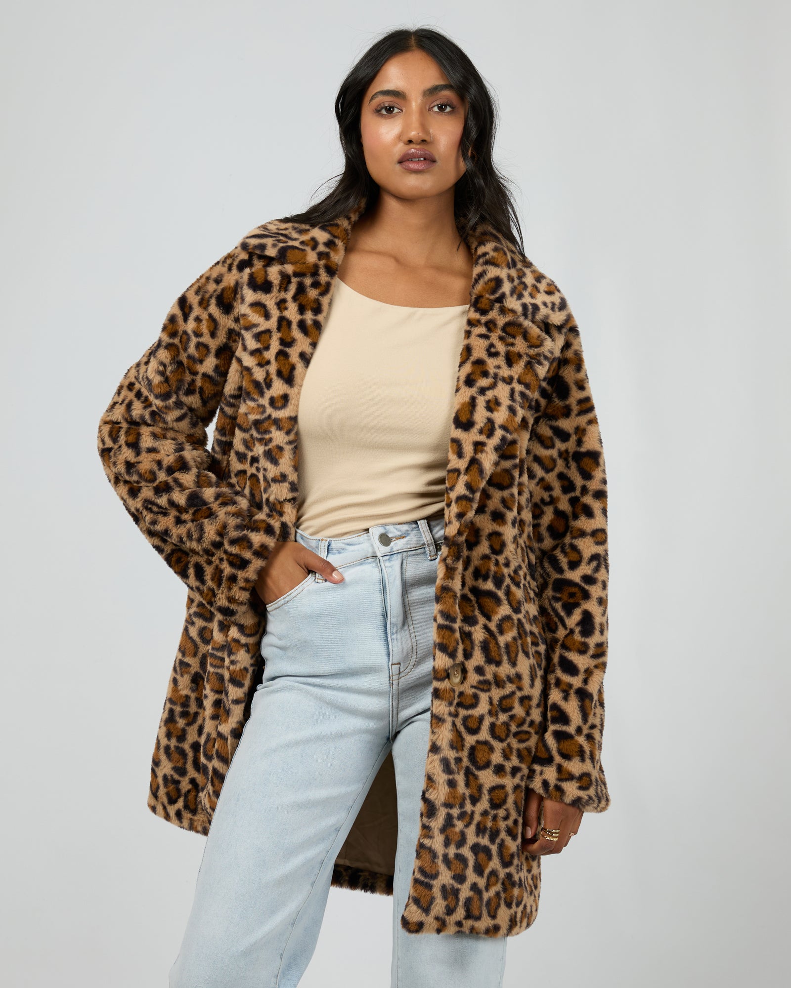 Tilli Leopard Jacket Print – All About Eve Clothing