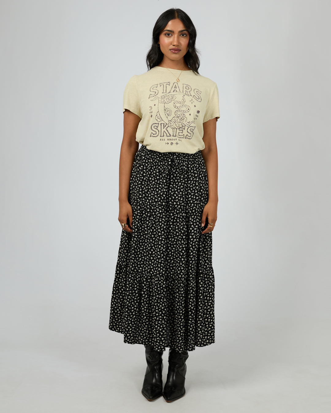 Wren Maxi Skirt Black
