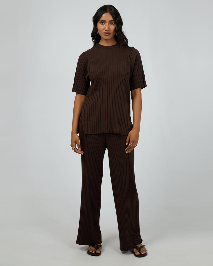 Bianca Knit Pant Brown