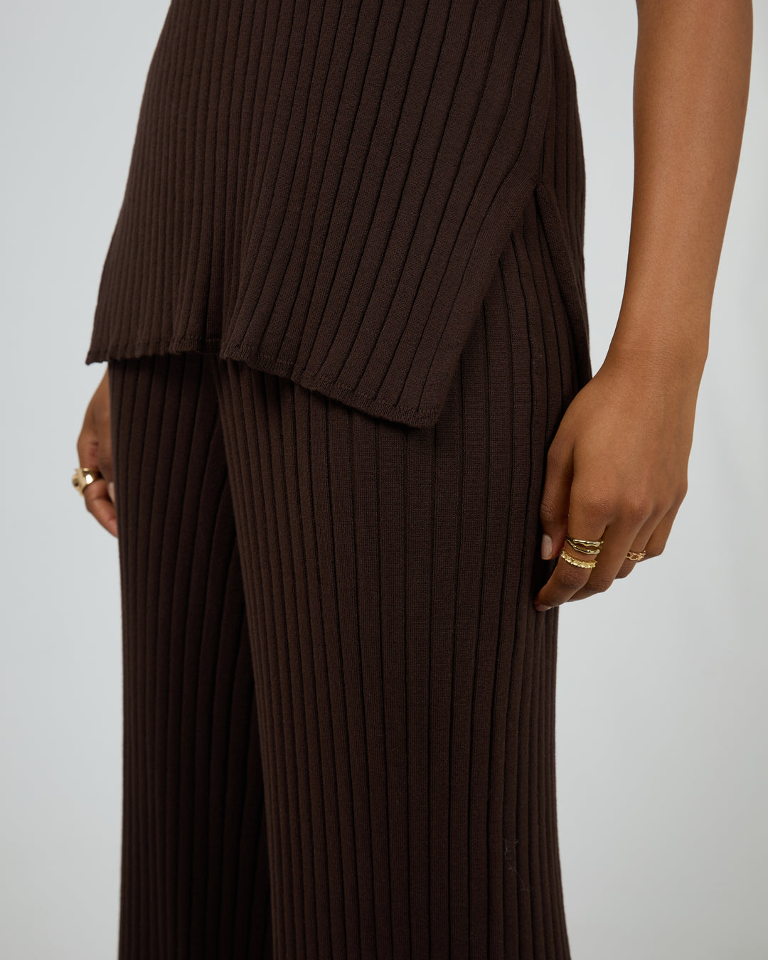 Bianca Knit Pant Brown