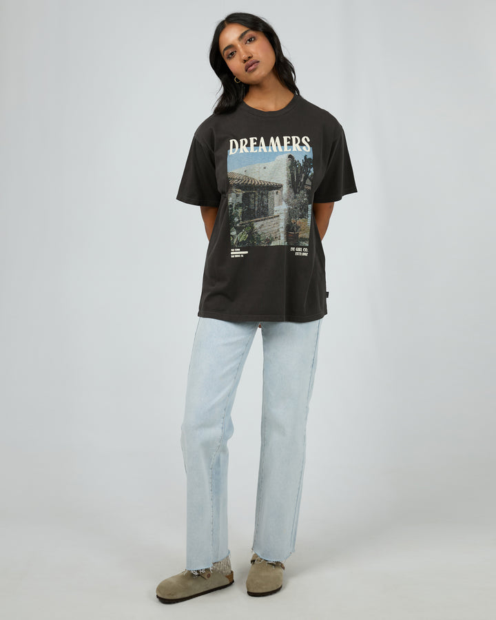 San Diego Dream Oversized Tee Washed Black
