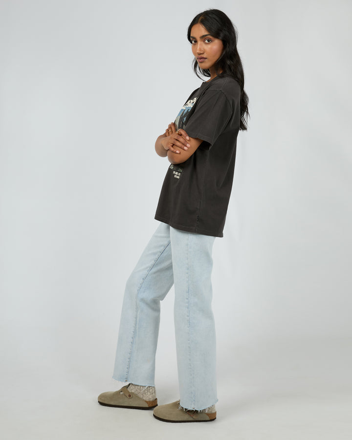 San Diego Dream Oversized Tee Washed Black