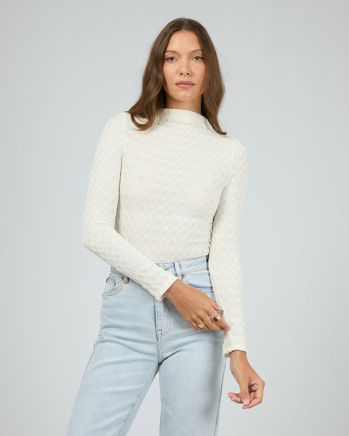 Arwen Knit Top Vintage White