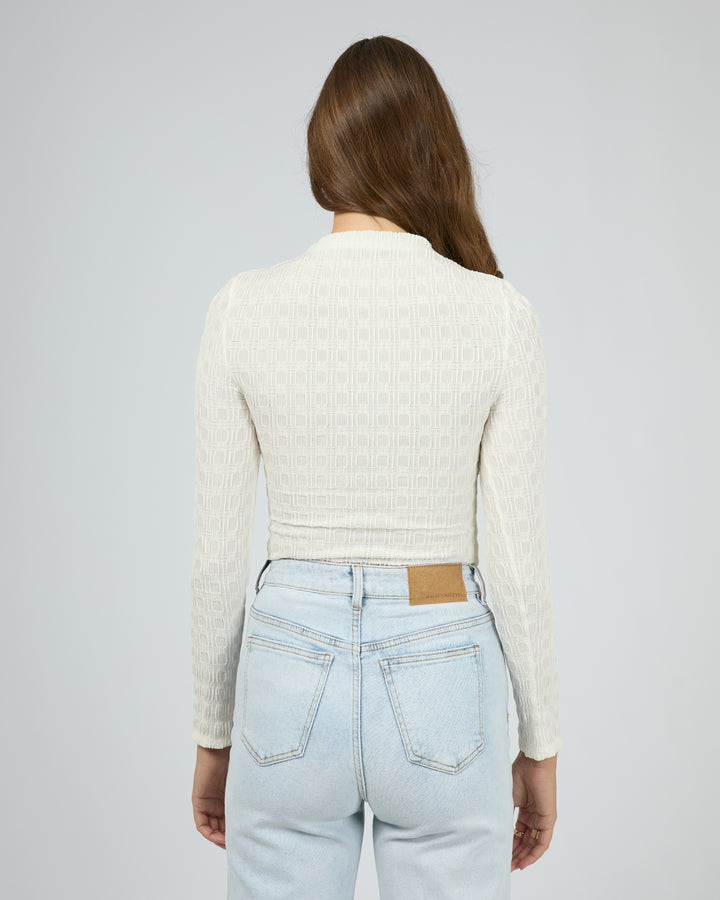 Arwen Knit Top Vintage White